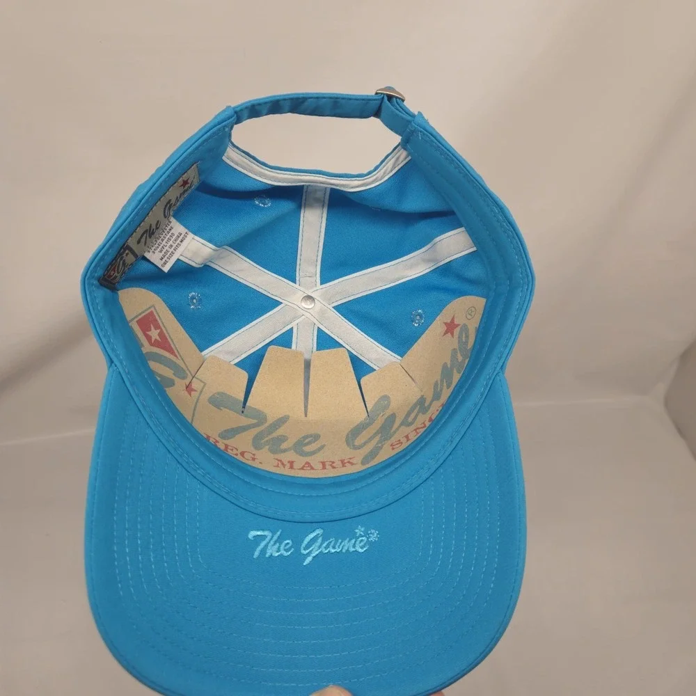 American Dry Goods Hat Men's One Size Blue Embroidered Patch Youth Golf Tarheels